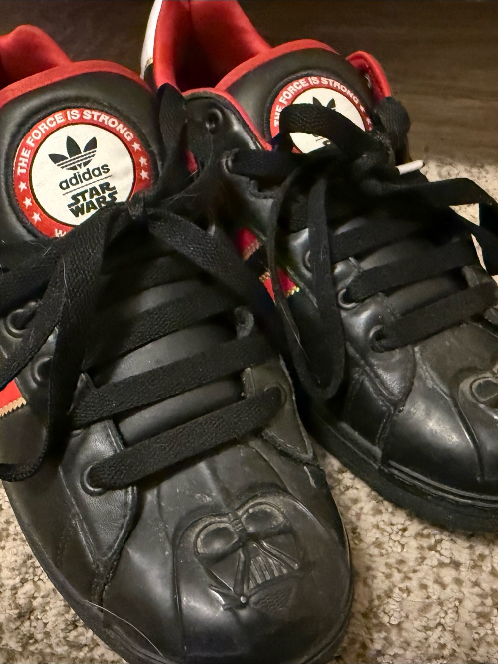 Adidas Originals Ultrastar S.W. Star Wars Darth Wader Sneakers G41819 Men’s 10.5